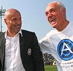 CALCIO: ATALANTA IN A, FESTA IN CAMPO CON PRESIDENTE