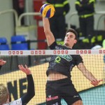 Giannotti in azione con la maglia della Kioene