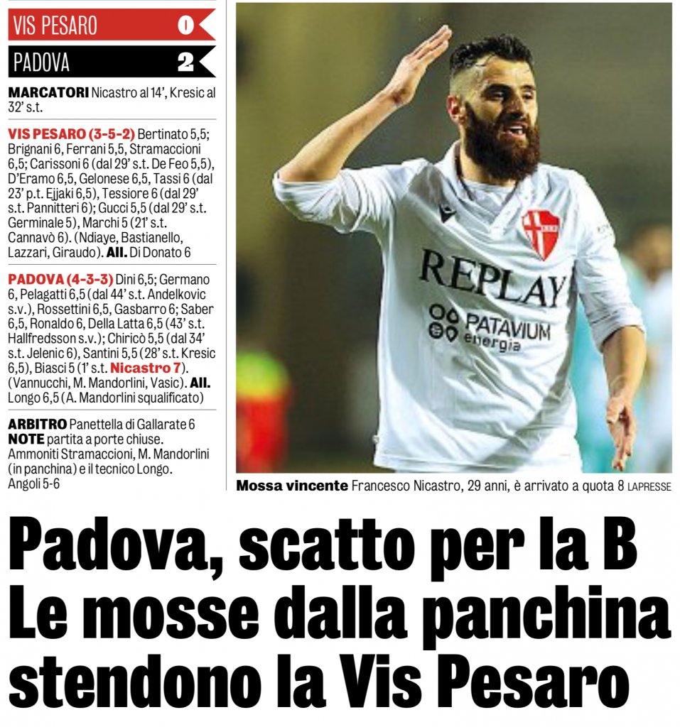 Vis Pesaro Padova