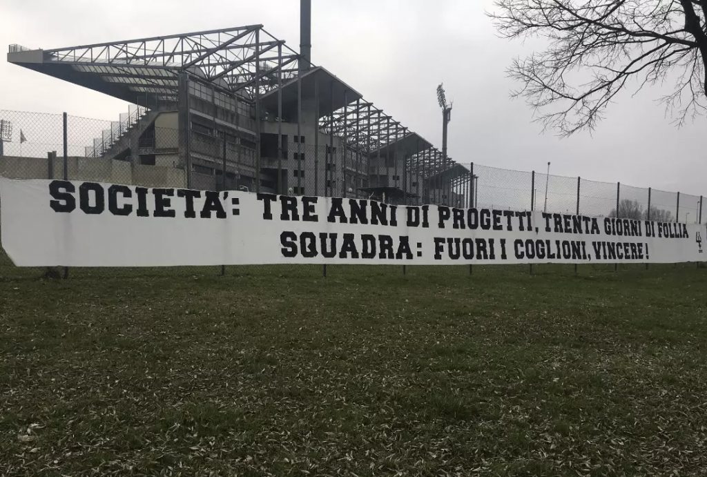 Striscione Padova