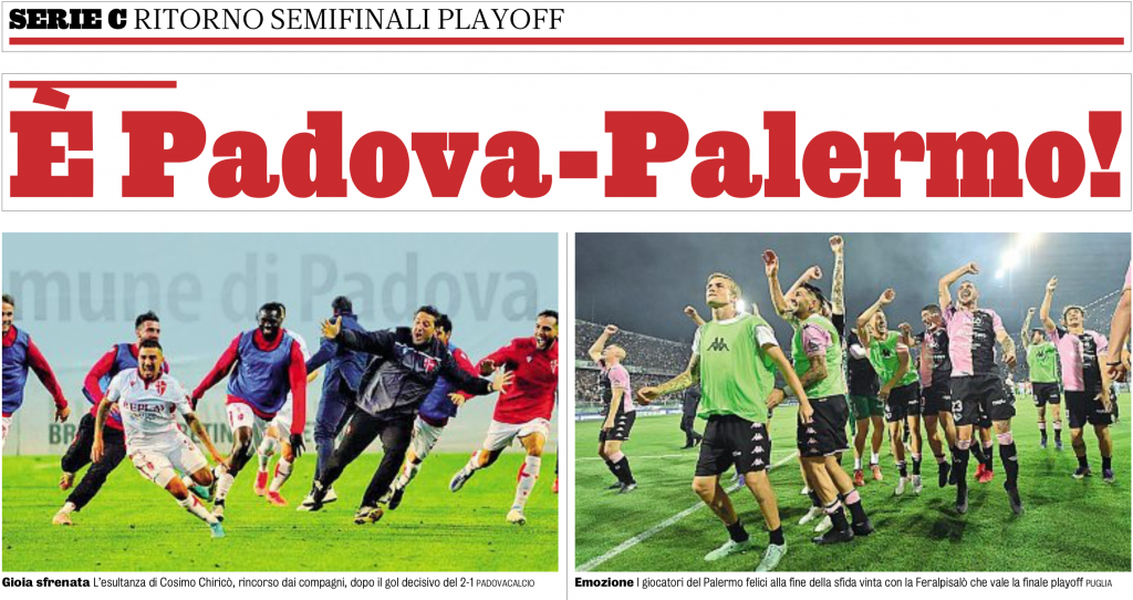 Padova-Palermo, la finale