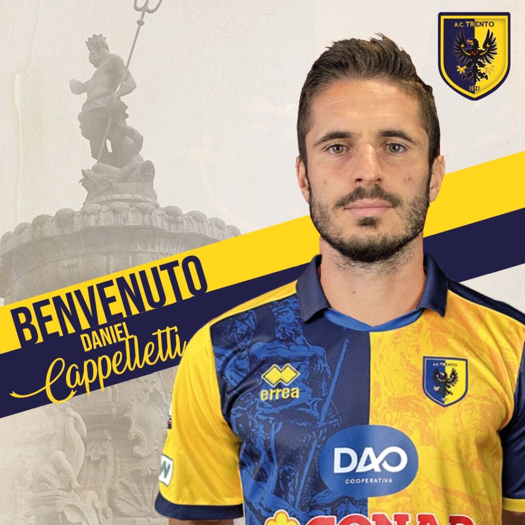 Daniel Cappelletti è un nuovo giocatore del Trento