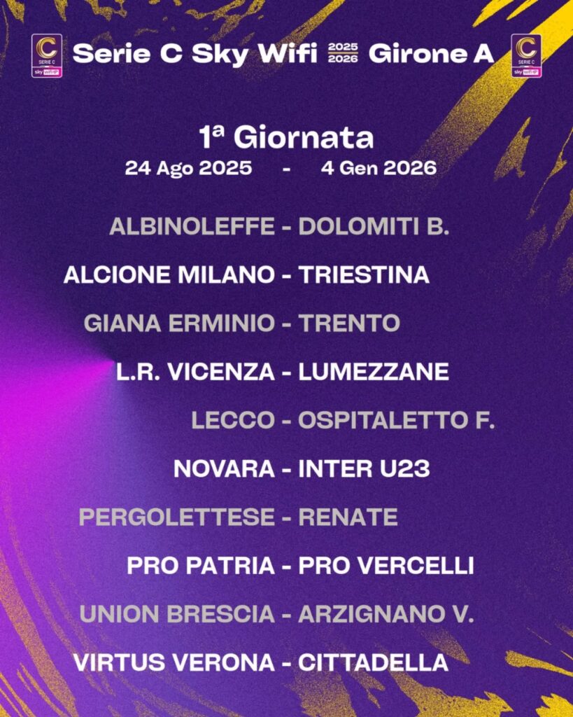 Serie C calendario