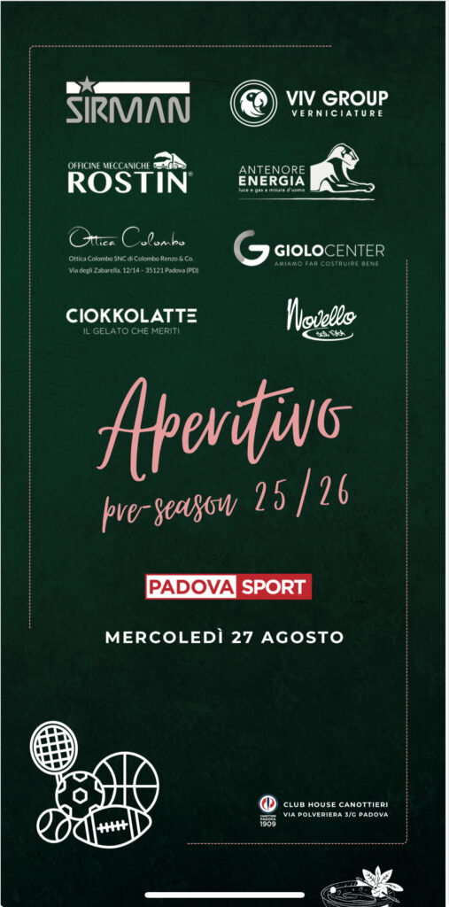 Aperitivo Pre-Season 2025/26
