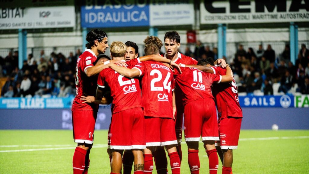 Entella-Bari esultanza-2